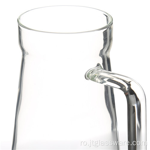 Carafa de apă din sticlă suflată înaltă de 40 oz