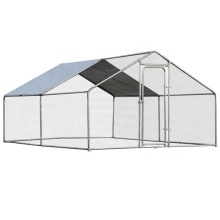 Metal Chicken Coop Run Rabbit Enclosure Pen