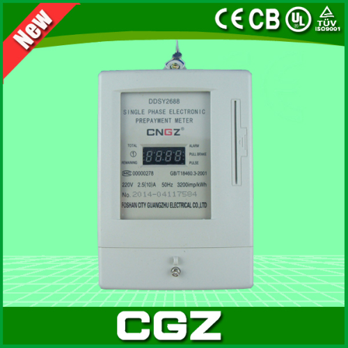 single phase DDSY2688 IC Card prepaid electricity meter