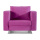 Single Wing Chair Bed Chaise Lounge Sofa