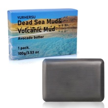 YURHERSU Natural Handcrafted Soap for Moisturizing and Pore Cleansing with Dead Sea Mud