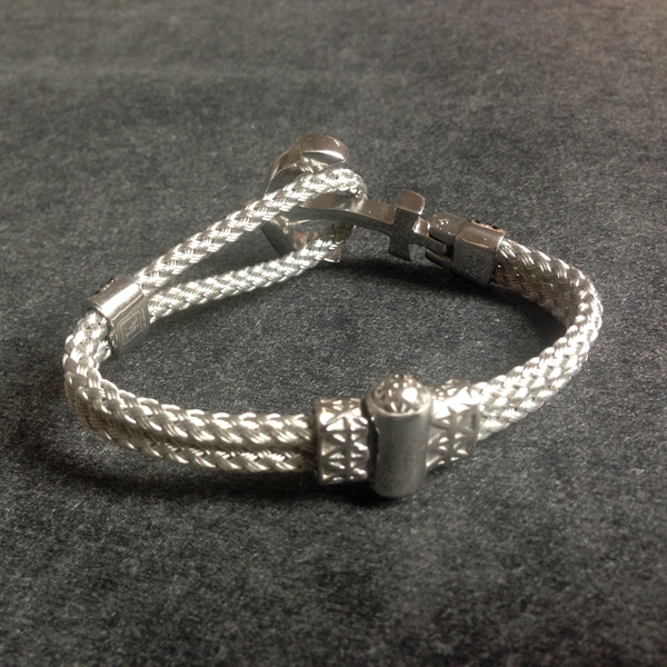 Steel Wire Cord Anchor Bracelet