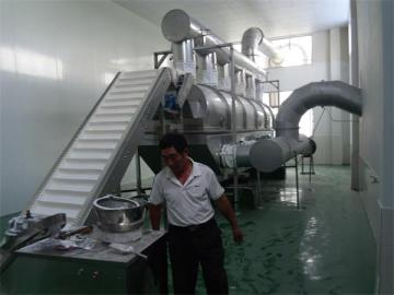 Powder Vibration Fluid Bed Drying