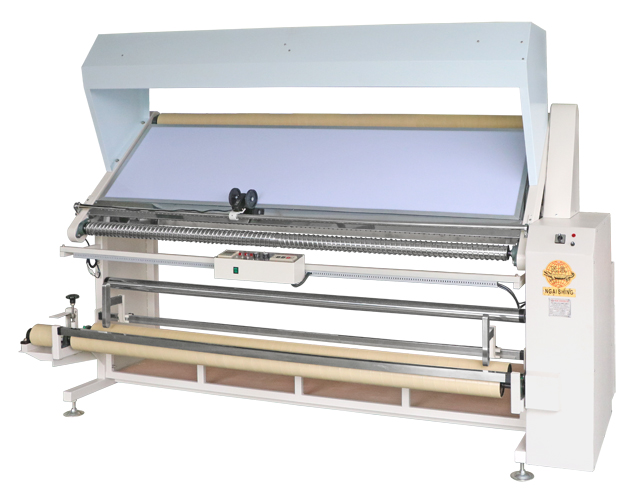 Knit Fabric Inspection Machine with Loosing Spreader