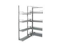 MDF Tandem Pantry Unit -4 Tier for 450mm cabinet