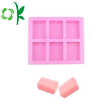 Square Silicone Candle Handmade Flexible Soap Mold Wholesale