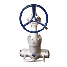 High Pressure WCB BW Steam Gear Gate Valve Class 1500 with Bonnet and Bypass