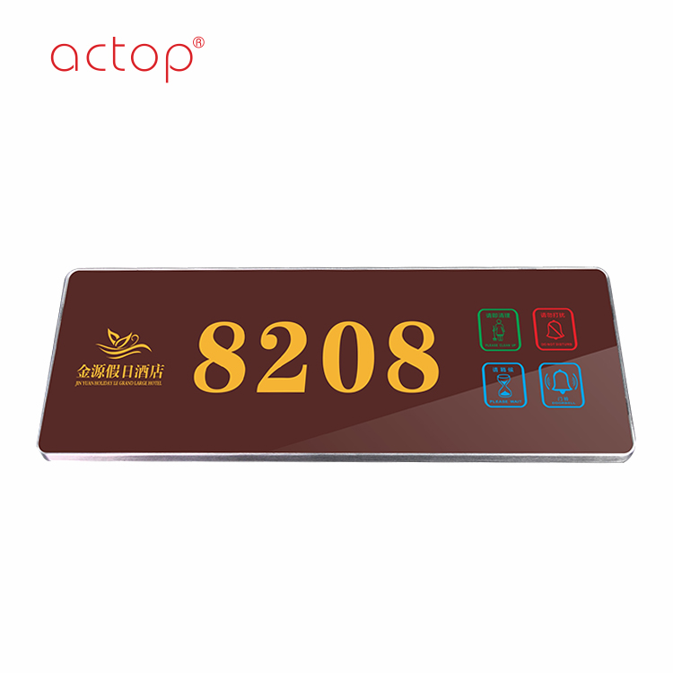 Hotel electronic doorplate LED luminous doorplate