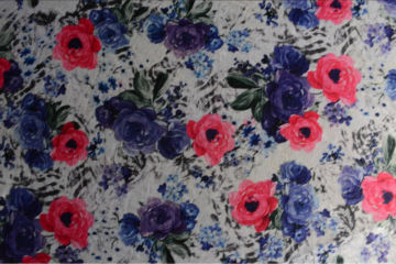 FDY printing fabric jacquard dress photo