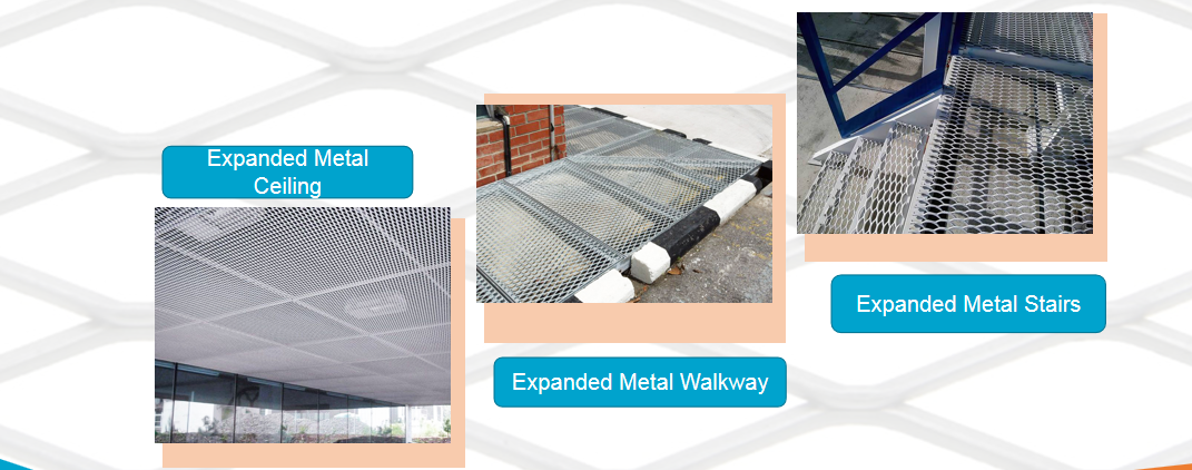 high strength Slip resistant anti-slip raised expanded metal