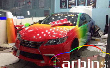 Rainbow designs car sticker for auto, for motorcycle wrap, for bikes