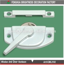 White zinc alloy Cam-action sash lock,window door cam locks