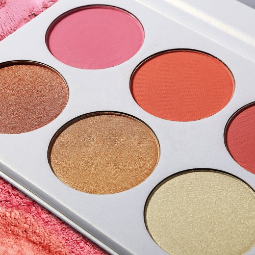 3 róże 3 rozświetlacze Blush Palette Private Label