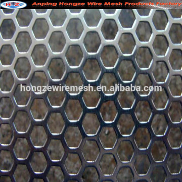 hexagonal perforated aluminum metal sheet/punching hole meshes (manufacturer)