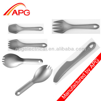 Titanium Spoon Fork Spork for Outdoor Camping