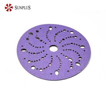 150mm Automotive Purple Ceramic Sanding Discs Film