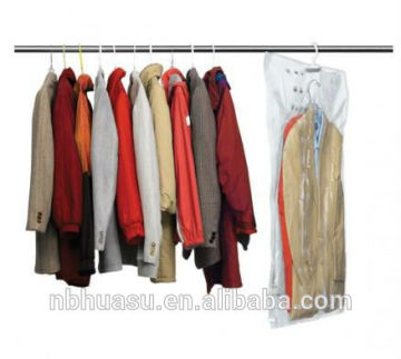 clothes hanging storage