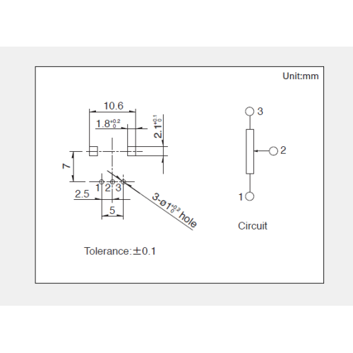 Drehpotentiometer der Serie Rk09d