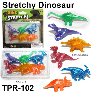 TPR Plastic Stretchy Dinosaur Toys