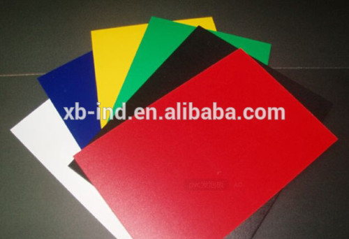 Sound absorption colorful pvc foam board with high quality 1-30mm