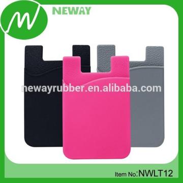 Silicone Back Phone Pouch Silicone Phone Wallet