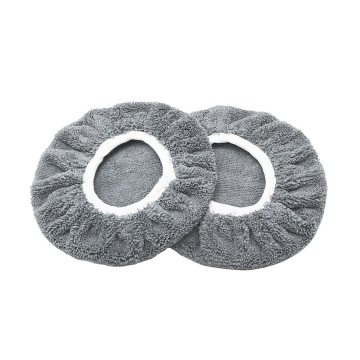 SHINEOPEN 5-6 Inch Car Polisher Pad Bonnet: Soft Microfiber Buffing Pad Cover