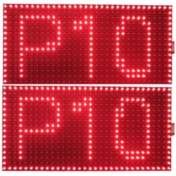 Outdoor P10 Single Color LED Display Modules