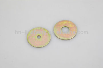 yellow zinc plated flat Washer