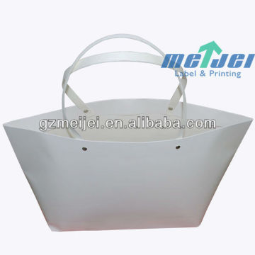 small quantity blank white paper bag without any printing