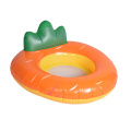 Juguete de piscina flotante de natación de zanahoria personalizada