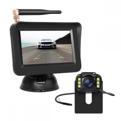 Wireless Car Camera with 4.3inch Car Monitor