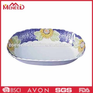 Chinese design custom printed rectangle plates