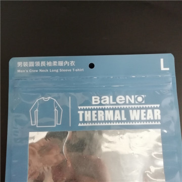 aluminum plastic packaging bag with zipper and window