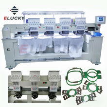 4 head embroidery machine used for cap/T-shirt/belt embroidery