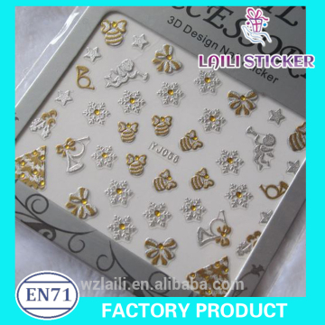 nail sticker /3D nail sticker & decal nail sticker