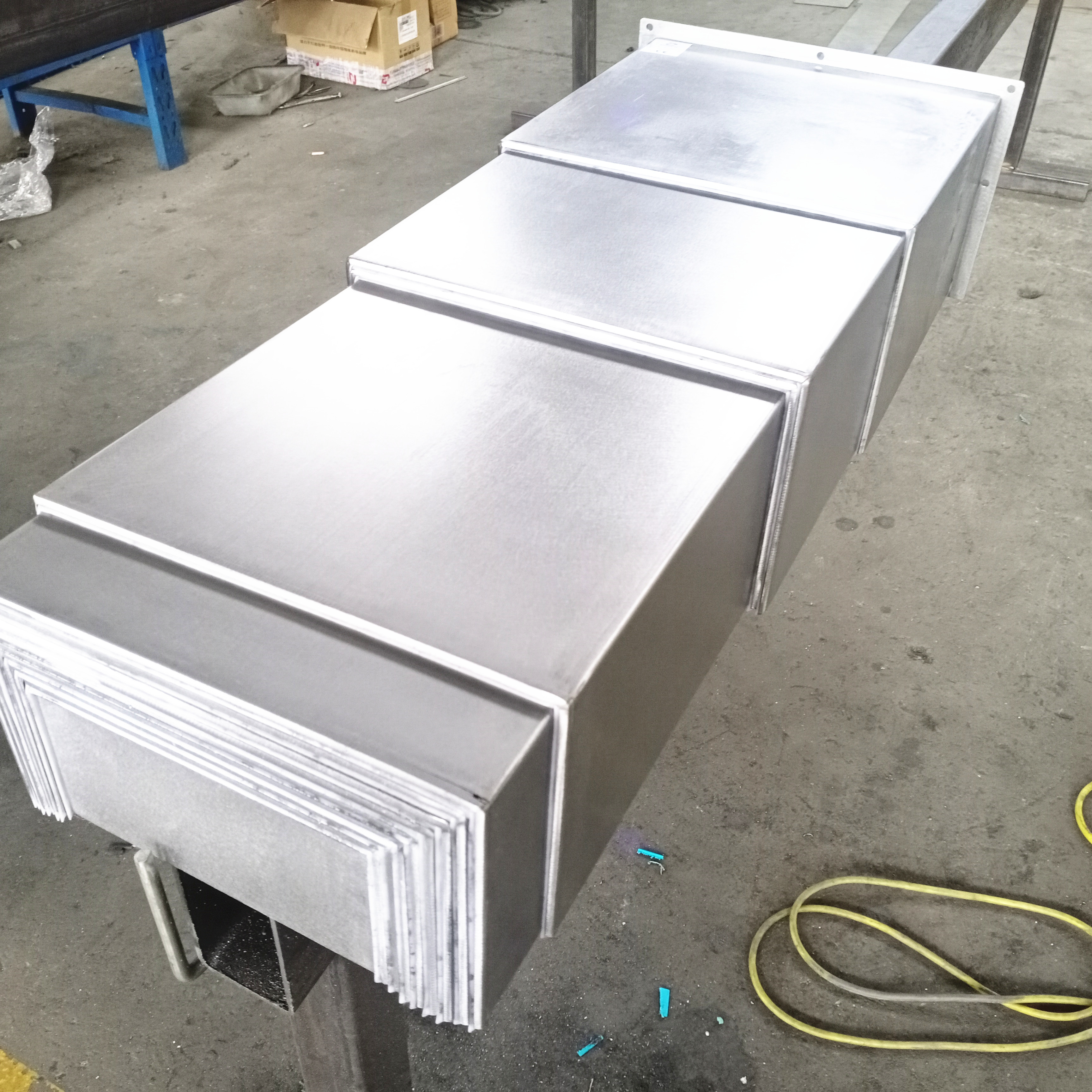 High quality cnc machine steel protective cover telescopic steel cover