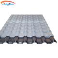 Gray plastic spanish roof tile with ASA coated for home