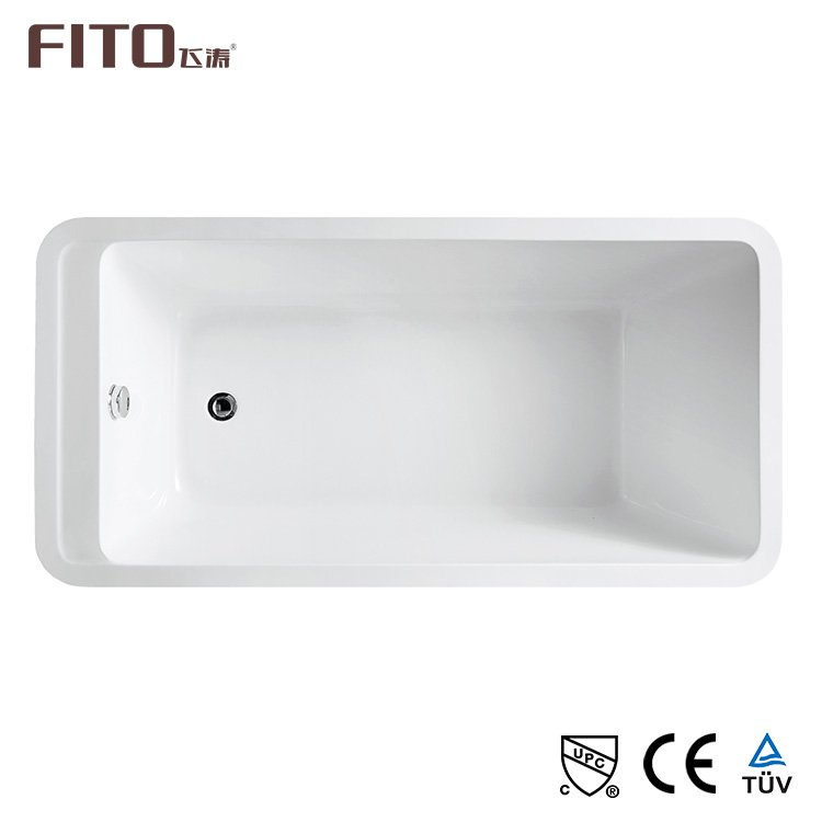 Free Standing Large Cheap Portable Square Bathtub For Adults