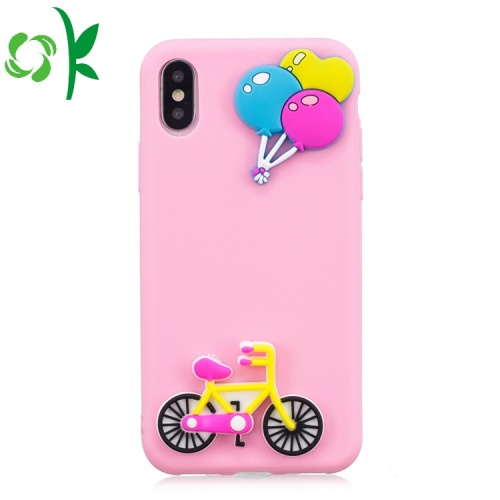 Accesorios de teléfono de silicona Funda de teléfono de silicona 3D