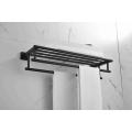 Silver Wall Mounted Solid Towel Bar