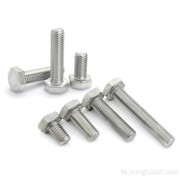 low price 304 316 hex head bolt