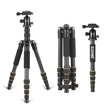 Zomei Q666C Carbon Fiber Tripod for Digital SLR Cameras