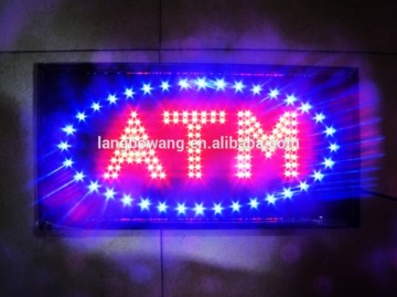 customized promotional led ATM Sign by sign manufacturer