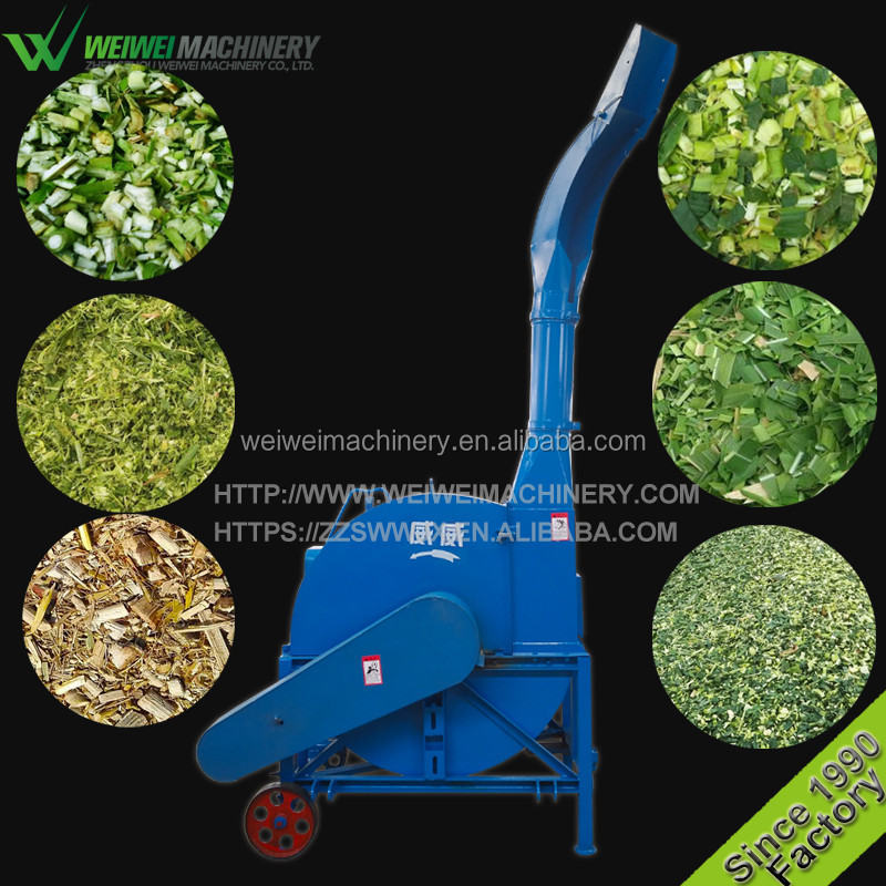 Weiwei Agricultural farm chaff cutter for hay or wet straws stalks