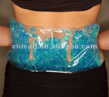 Waist belt with hot cold pack