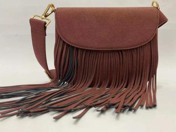 Fashion Shoulder Bag with Tassel Decoration