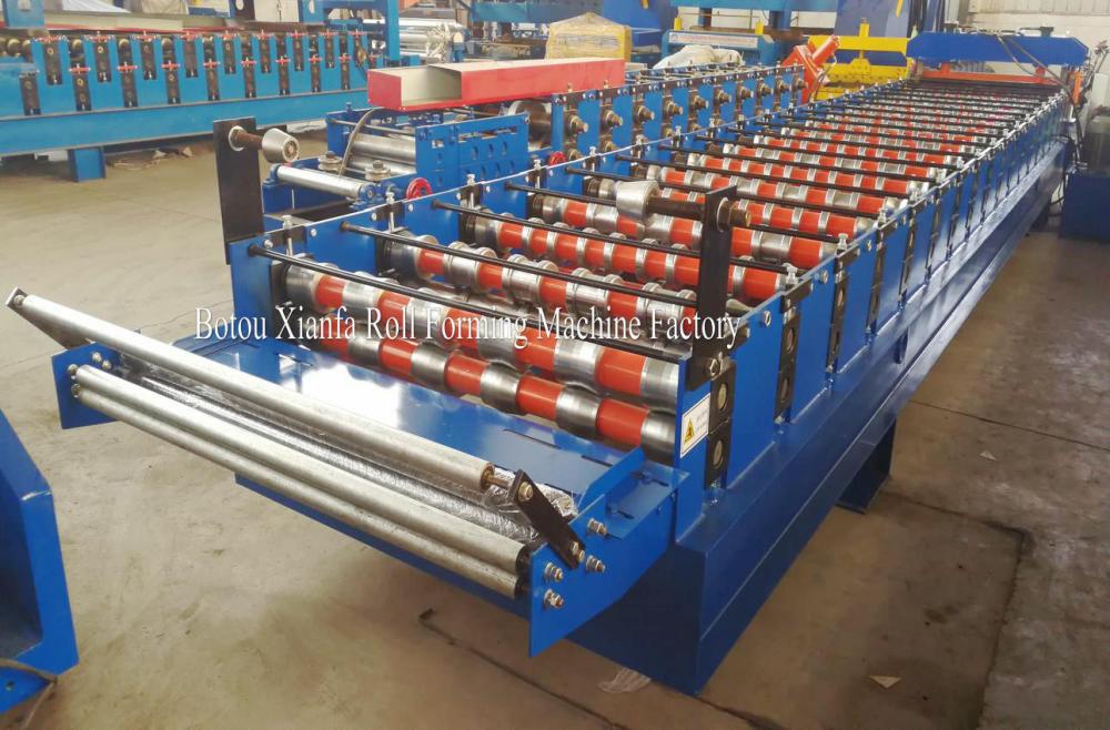 Trapezoidal Roof Panel Roll Forming Machine