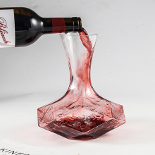 High-End Leadless Crystal Wine Bottles - Top Quality Classic Elegant Diamond Design