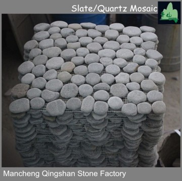 natural stone small cobble tile mosaic garden flooring patterns