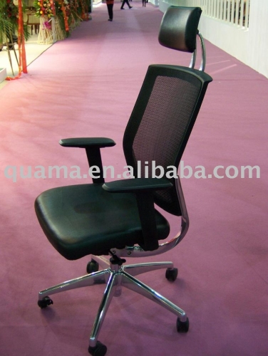 China manufacturer high back mesh Executive chair with aluminum star base